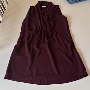 Wilfred Burgundy Sleeveless Dress